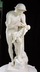 Phorbas přivádějící Oidipa zpět k životu, 1802-18 (mramor)